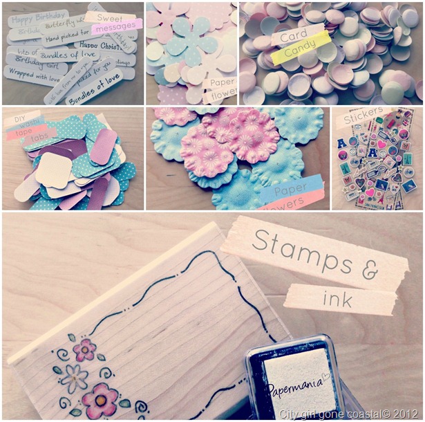 letter and card embelishments