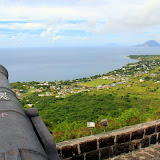 Looking Over The Island of St. Kitts At Brimstone Hill - Basseterre, St. Kitts