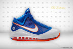 Yet Another Hardwood Classic / New York Knicks Nike LeBron VII nike air max lebron 7 pe hardwood blue 5 02 Yet Another Hardwood Classic / New York Knicks Nike LeBron VII