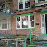After the house was emptied for moving. Stratford House (while moving)
