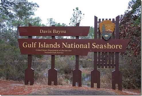 Davis Bayou Sign