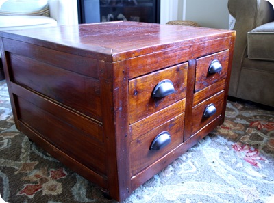 coffee table on wheels