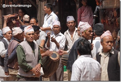 Procissão em Bhaktapur Procissão em Bhaktapur