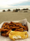 The best combination: Blue Cod & Kumara Chip! All at NZD9.00