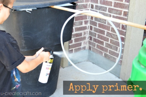 DIY Giant Olympic Rings Step 2