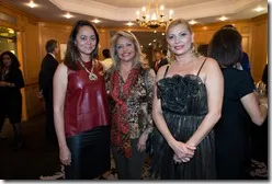 Mercedes Castillo, Rosa Hernández de Grullón, embajadora delegada permanente ante la UNESCO; y Sabrina Brugal