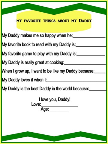 Father's Day Printable
