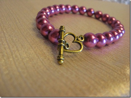 purple bracelet