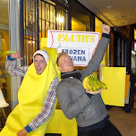 frozen bananas at Nuit Blanche 2014 in Toronto, Canada 