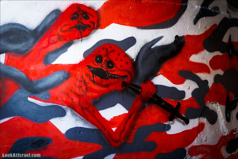 Пугающее граффити Тель Авива