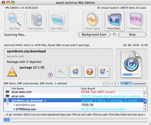 Avast Mac Edition Antivirus Gratis untuk Mac