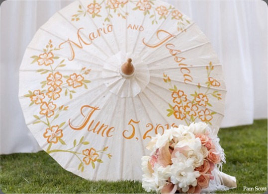 orange-green-wedding-parasol-rancho-santa-fe-inn aileen tran