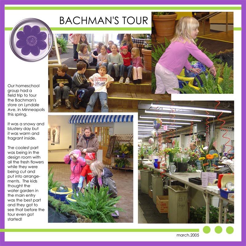 Bachman’s Tour