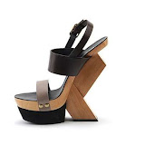 Architecturally Abstract Heels The United Nude Abstract Wedge Makes a High-Fashion Statement