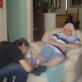 Linda gets a tattoo.