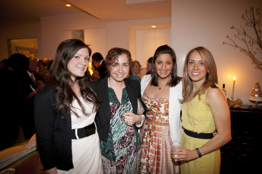 Martha Stewart Weddings' Colleen Banks, Carrie Goldberg, Abby Breene, and Melissa Colgan.
