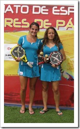 Resultados del Campeonato de España de Pádel Menores 2011 celebrado en Madrid BARBARA Y MARTA.