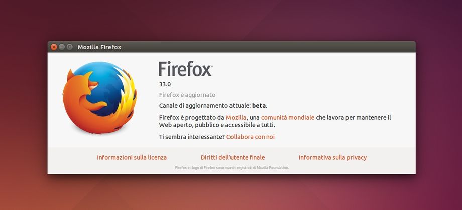 Mozilla Firefox 33 Beta