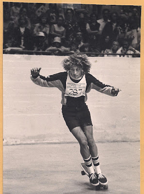 Tony during his freestyle routine at the Cow Palace in San Francisco.