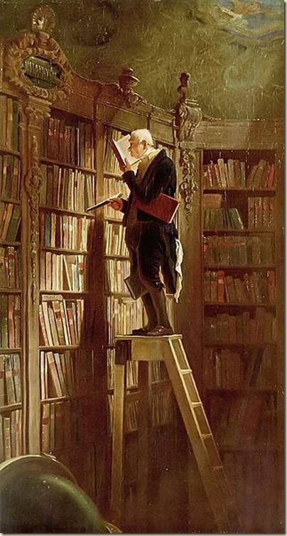 Carl Spitweg,Le rat de bibliothèque