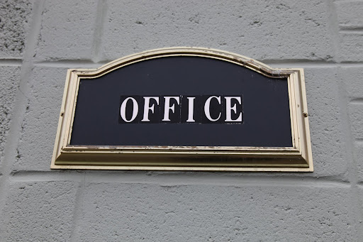 Now, let's head to the office to settle up.