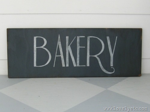 bakery sign bakery sign