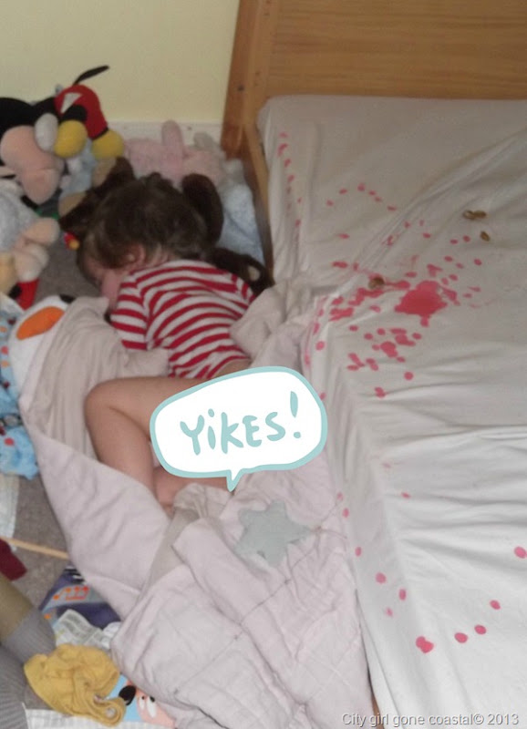 fell out the bed