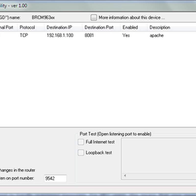 Beetel 220BXI Port forwarding guide