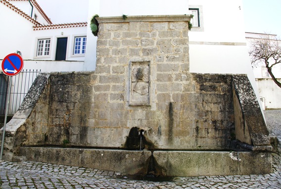 Ourem - Castelo - fonte gótica . medieval