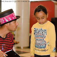 Boekids in de Bibliotheek Rotterdam 21 mei 2011. Boekids Poetry Pie Dobbelgedichten maken.