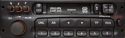 Car Audio System: Philips car 400 code