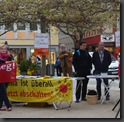 Infostand und Radioaktivitätsmeßstand Infostand und Radioaktivitätsmeßstand