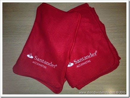 Regalo Junta Santander 2015 DonDividendo