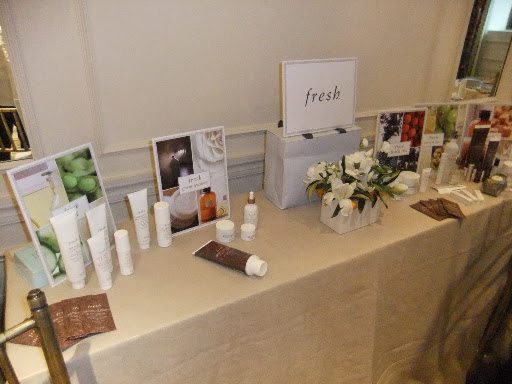 Fresh brought in makeup artists and some of their fabulous products.