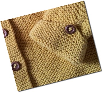 Vintage Style Cosy Jacket - Sleeve Detail