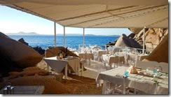 Das Gourmet Restaurant Phi in der Baja Sardinia in der Costa Smeralda