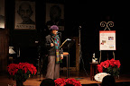 Teaching for Change fundraiser with poet and activist Sonia Sanchez at Busboys and Poets.<br />
Washington DC Dec. 10, 2007.<br />
© Rick Reinhard 2007