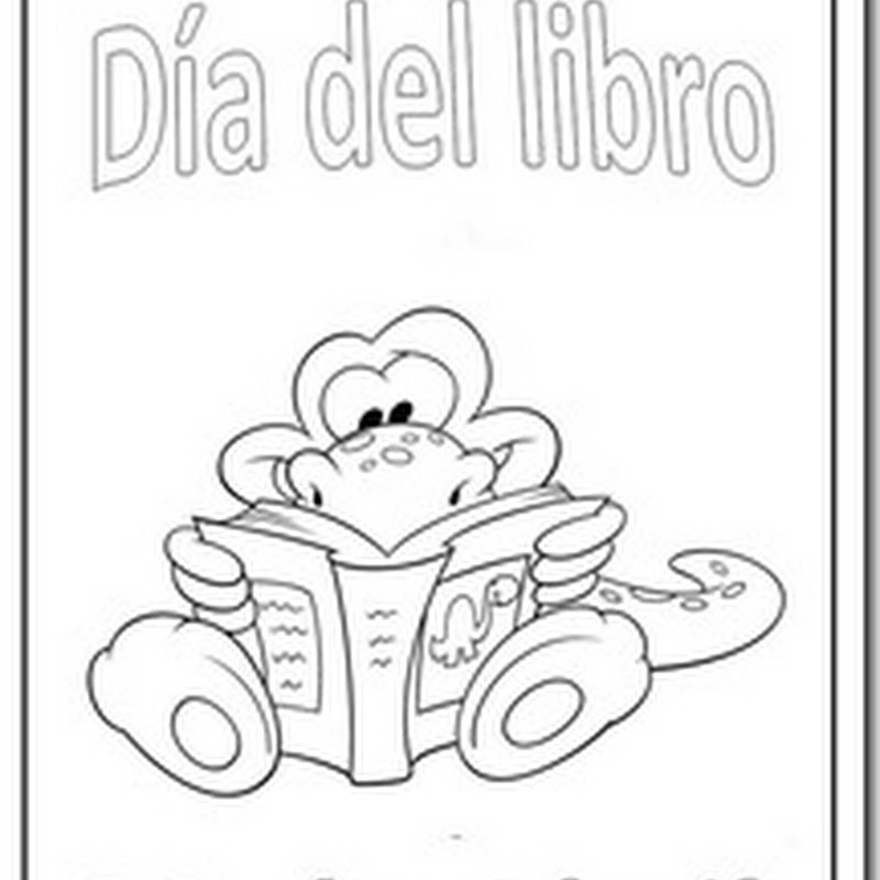 Día del libro dibujos para colorear