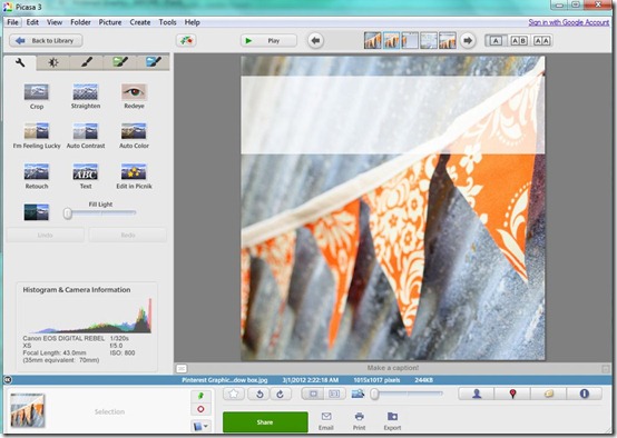 Pinterest Graphic Words with Picasa Pinterest Graphic Words with Picasa