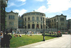 Parliament house in Oslo
