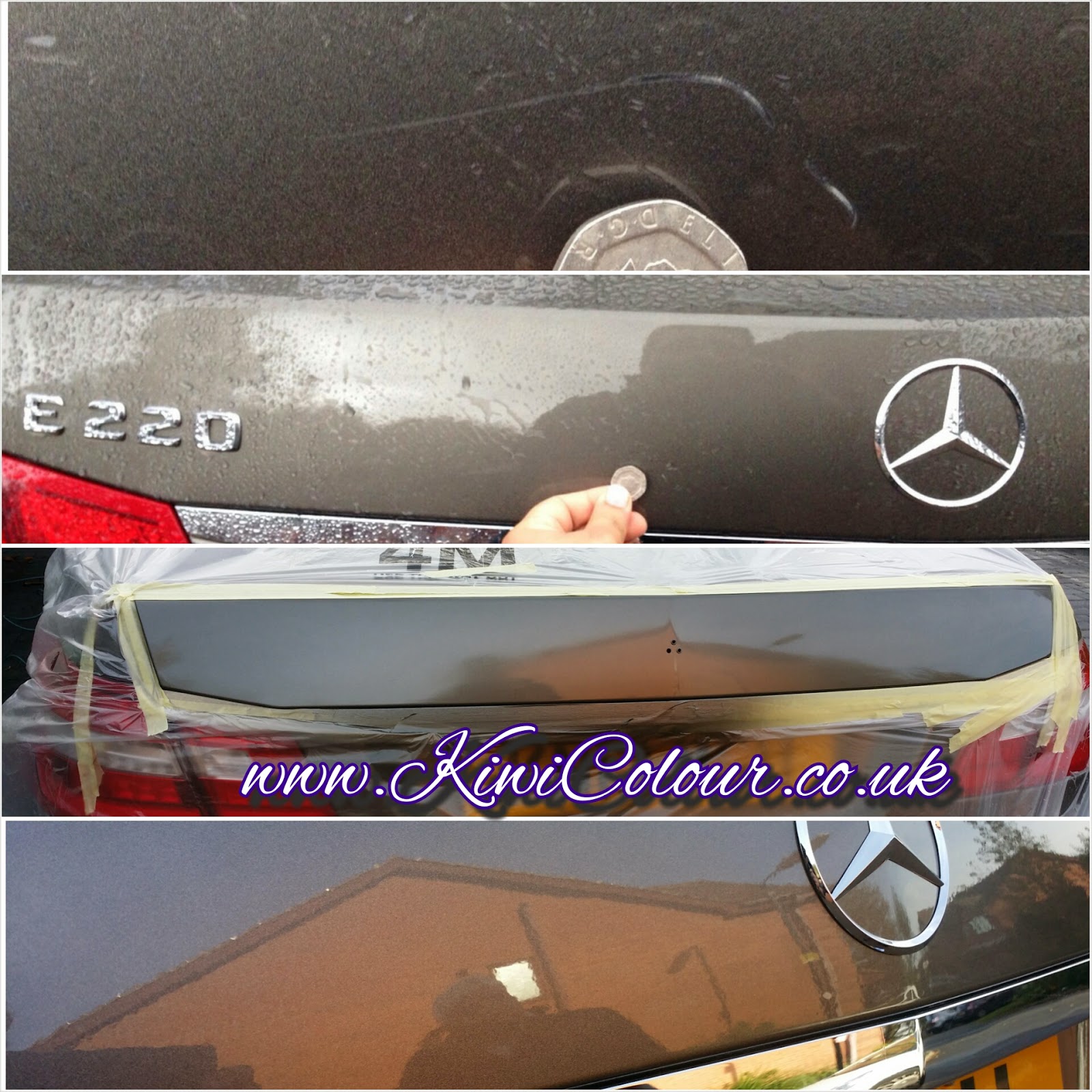 Mobile Car Scratch Dent Repair Harrogate Mercedes tailgate scratch repair