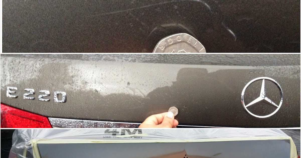 Mobile Car Scratch Dent Repair Harrogate Mercedes tailgate scratch repair