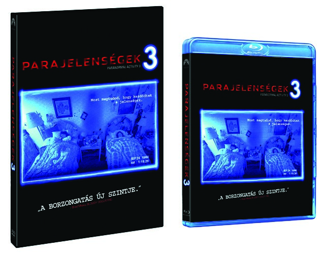 Parajelenségek 3 DVD-n és BD-n