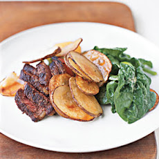 Steak and Potatoes with Mustard Vinaigrette