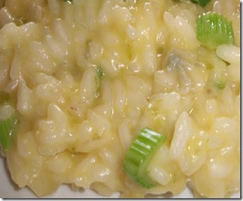 Risotto al sedano 