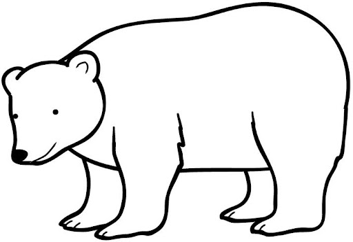 Dibujo de oso polar - Imagui