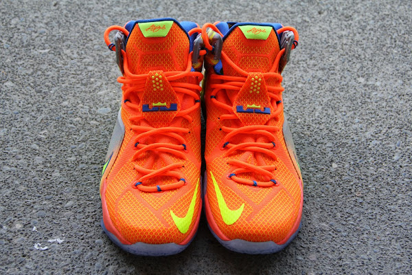A Detailed Look at the Orange  Volt Nike LeBron 12 8220Nerf8221