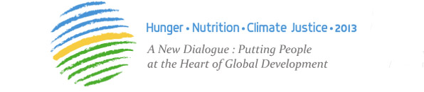 Logo for the Hunger, Nutrition and Climate Change 2013 conference in Dublin. Graphic: eu2013.ie