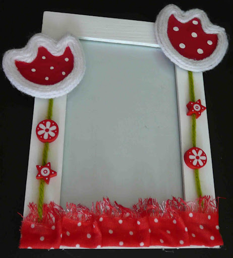 portaretratos de madera decorados