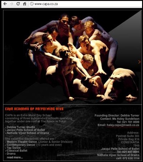 CAPE DANCE COMPANY NEO CLASSICAL SOUTH AFRICA